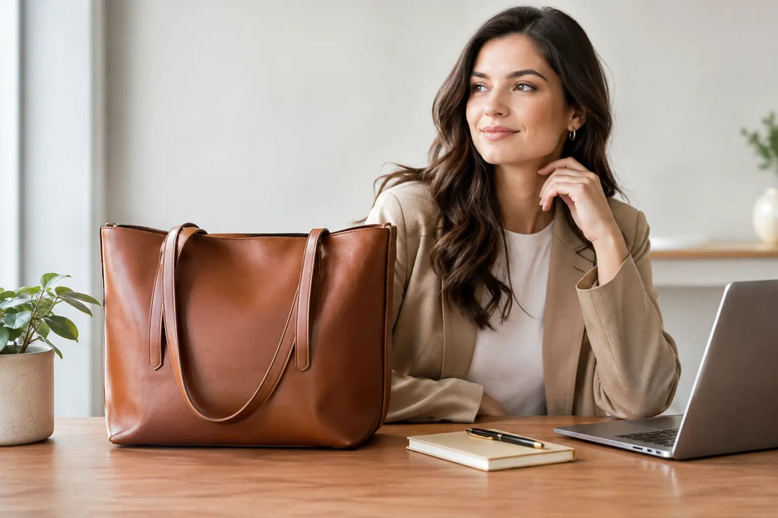 Leather Tote Review for Stylish Smart Carry