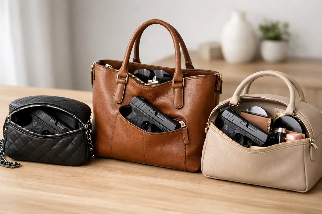 What Size Purse Fits a Compact Handgun Best?