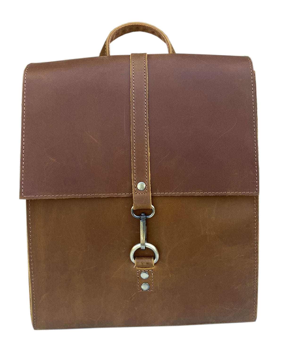 Vintage Leather Concealed Carry Backpack - Hiding Hilda, LLC