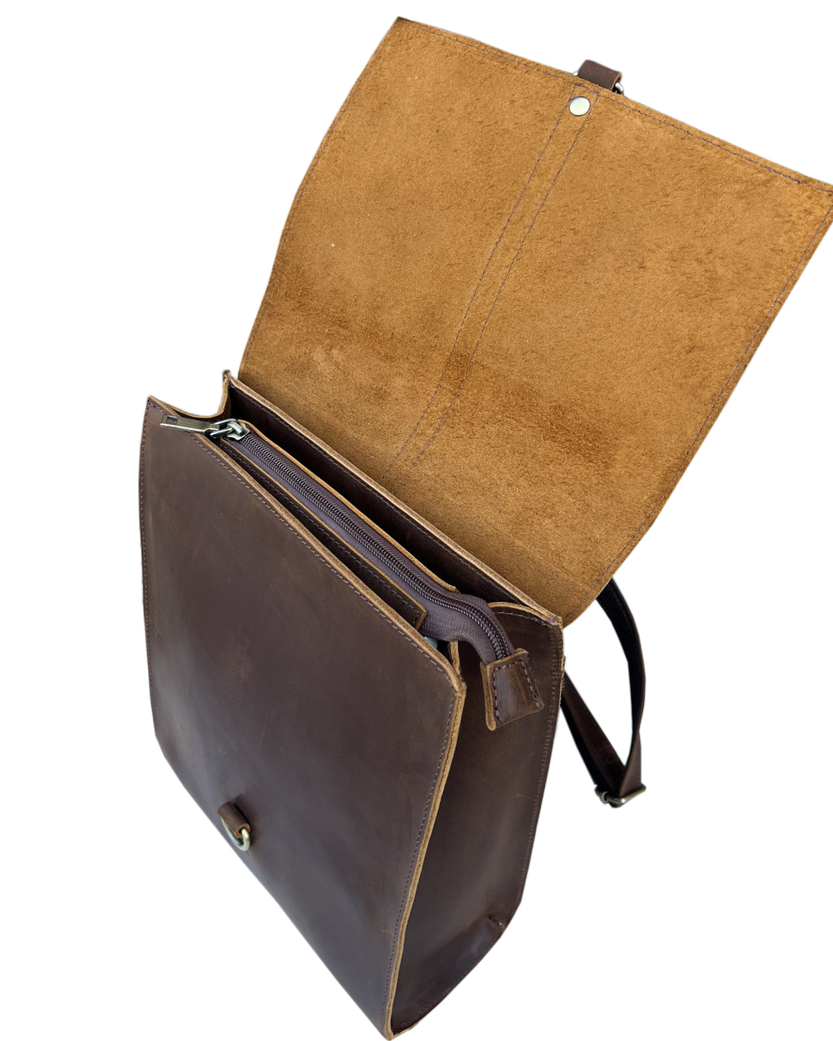 Vintage Leather Concealed Carry Backpack - Hiding Hilda, LLC