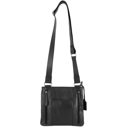 Ares Slim Leather Crossbody Handbag - Hiding Hilda, LLC