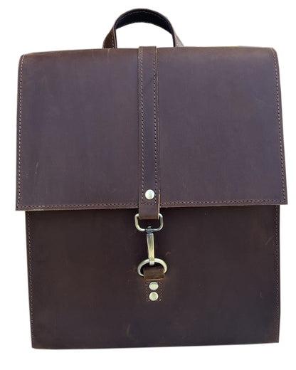 Vintage Leather Concealed Carry Backpack - Hiding Hilda, LLC