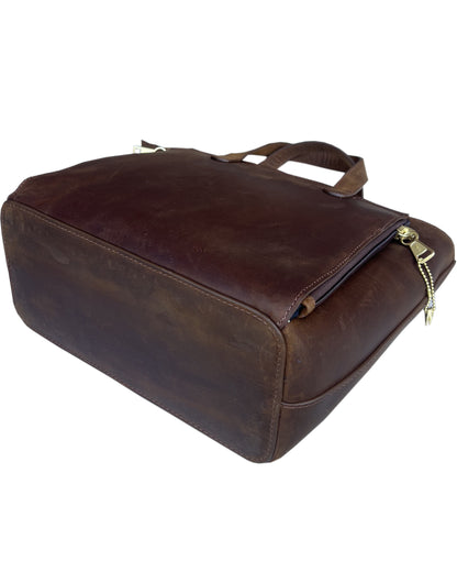 Roma Leather Concealed Carry Satchel