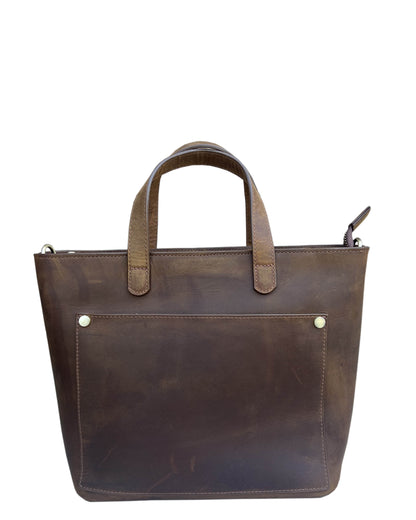 Roma Leather Concealed Carry Satchel