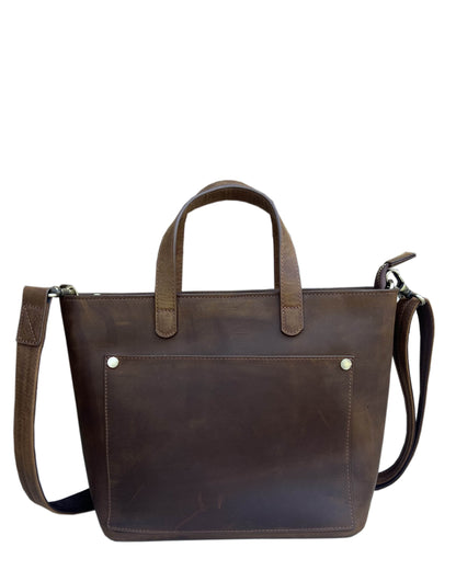 Roma Leather Concealed Carry Satchel