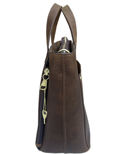 Roma Leather Concealed Carry Satchel