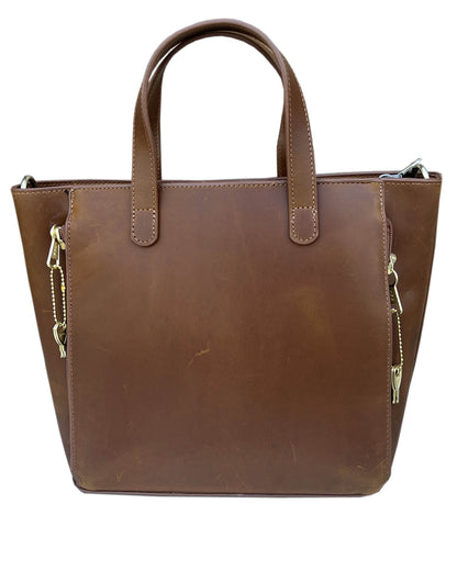 Roma Leather Concealed Carry Satchel