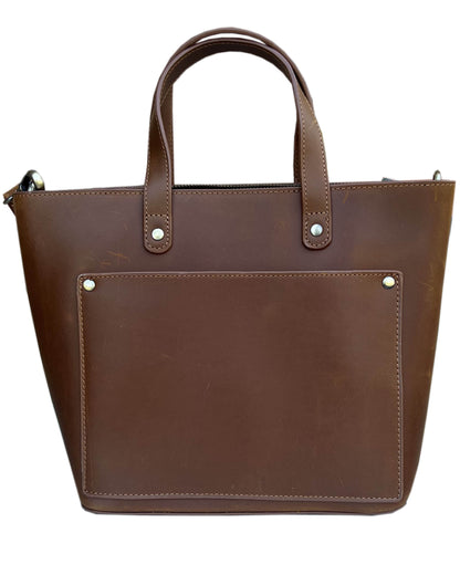 Roma Leather Concealed Carry Satchel