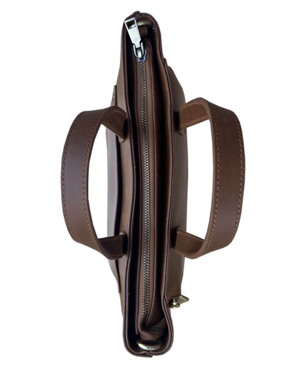 Roma Leather Concealed Carry Satchel