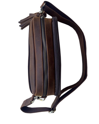 Roma Leather Concealed Carry Small Crossbody