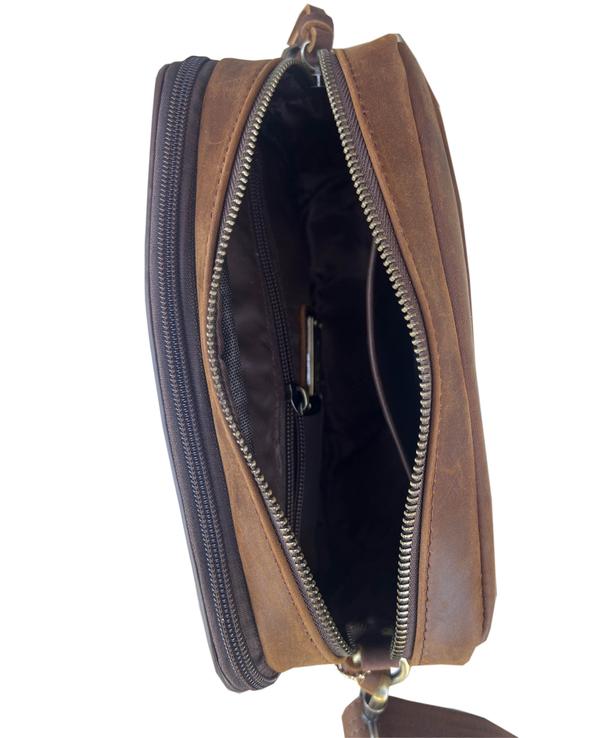 Roma Leather Concealed Carry Small Crossbody