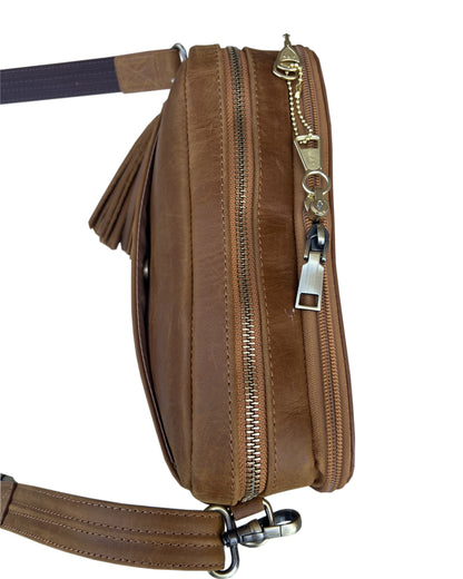 Roma Leather Concealed Carry Small Crossbody