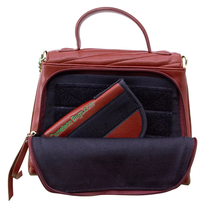 Venus Concealed Carry Quilted Compact Crossbody Purse - Hiding Hilda, LLC