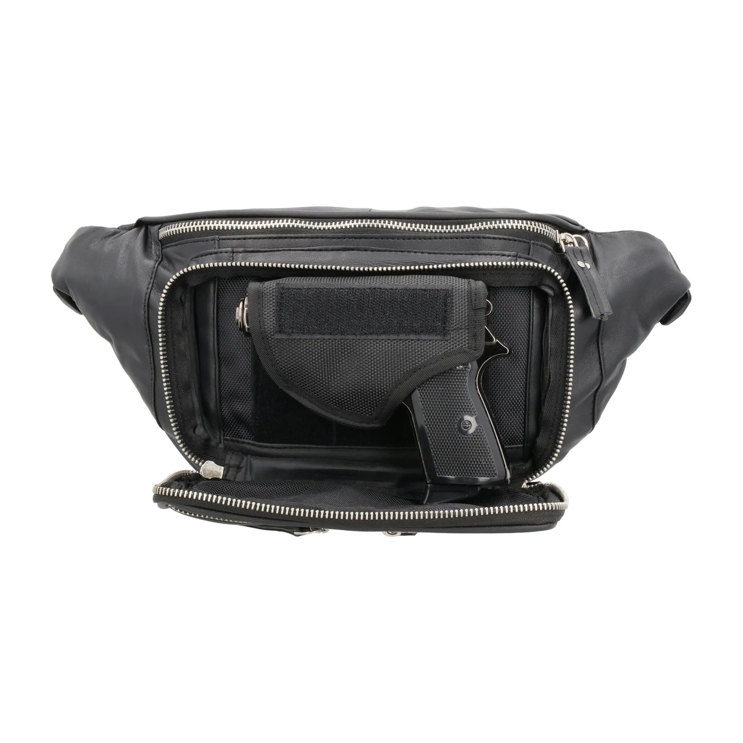 Jessie Unisex Lambskin Concealed Carry Belt Bag