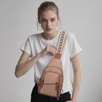 Indie Canvas Sling Bag - Hiding Hilda, LLC