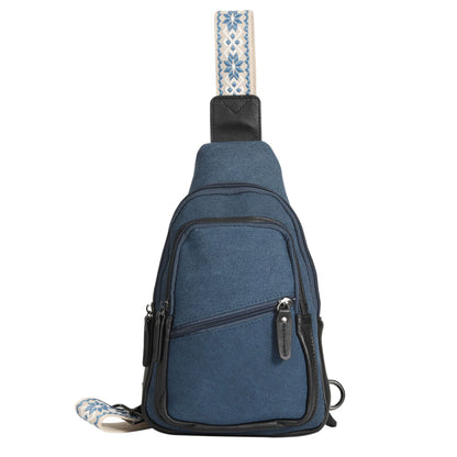 Indie Canvas Sling Bag - Hiding Hilda, LLC
