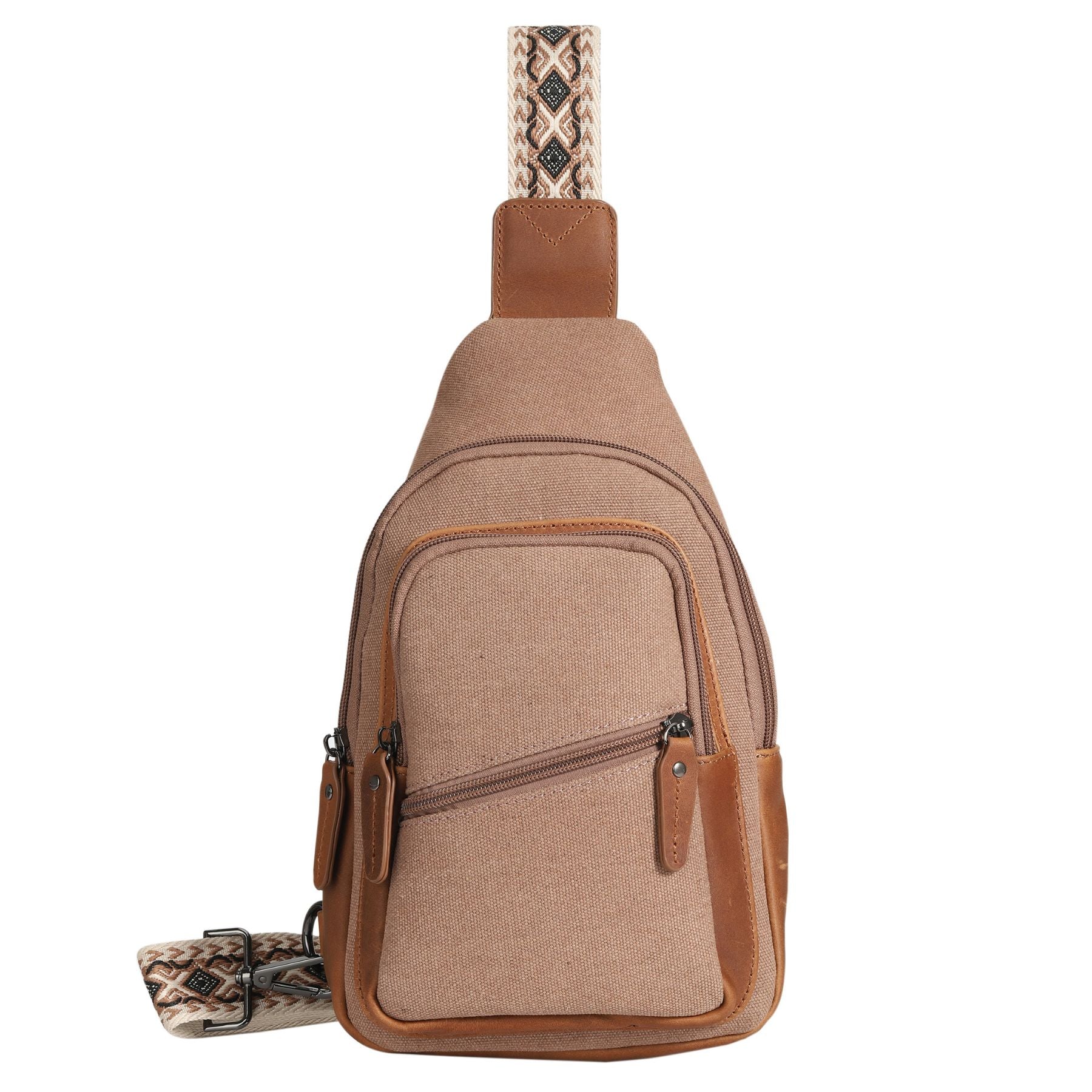 Indie Canvas Sling Bag - Hiding Hilda, LLC