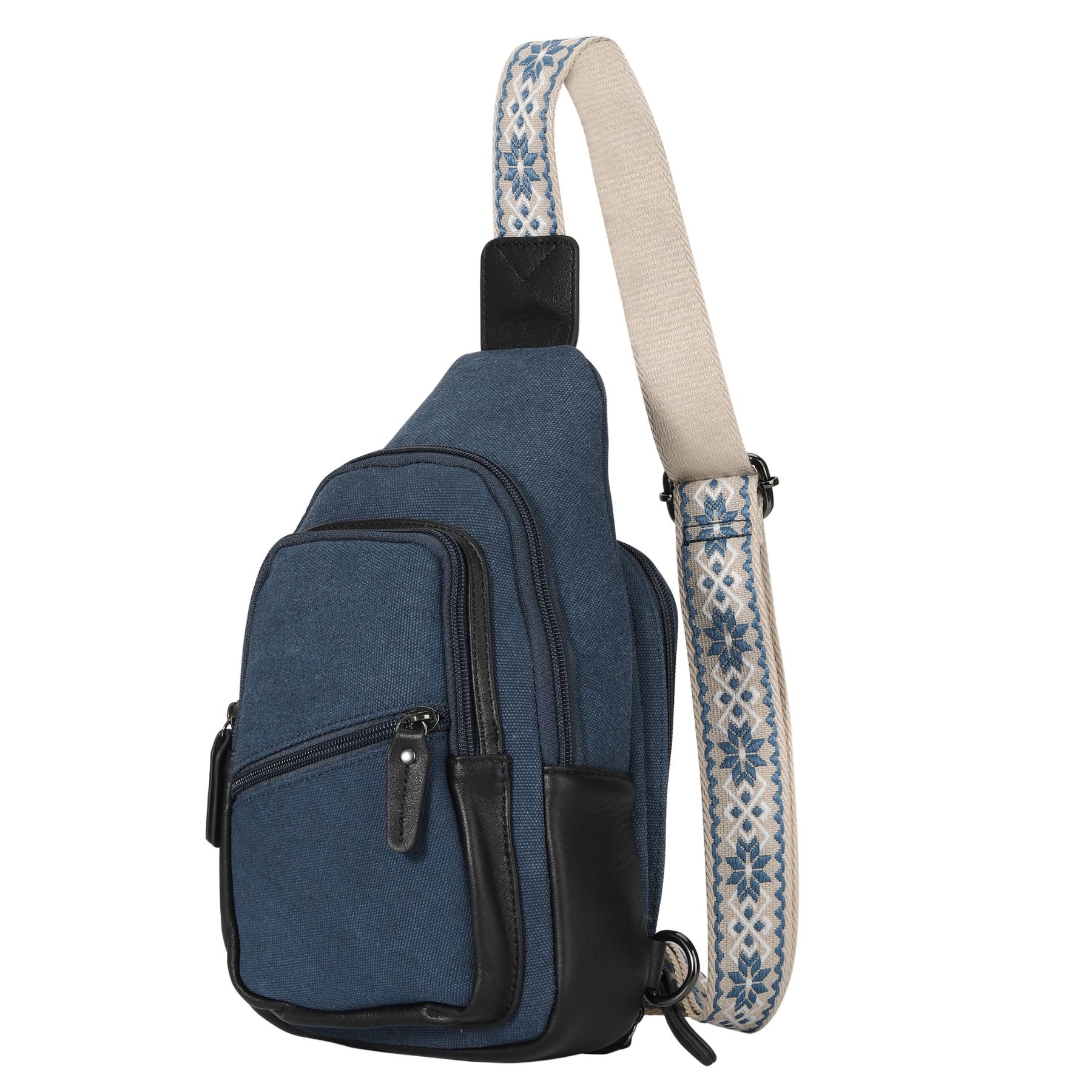 Indie Canvas Sling Bag - Hiding Hilda, LLC