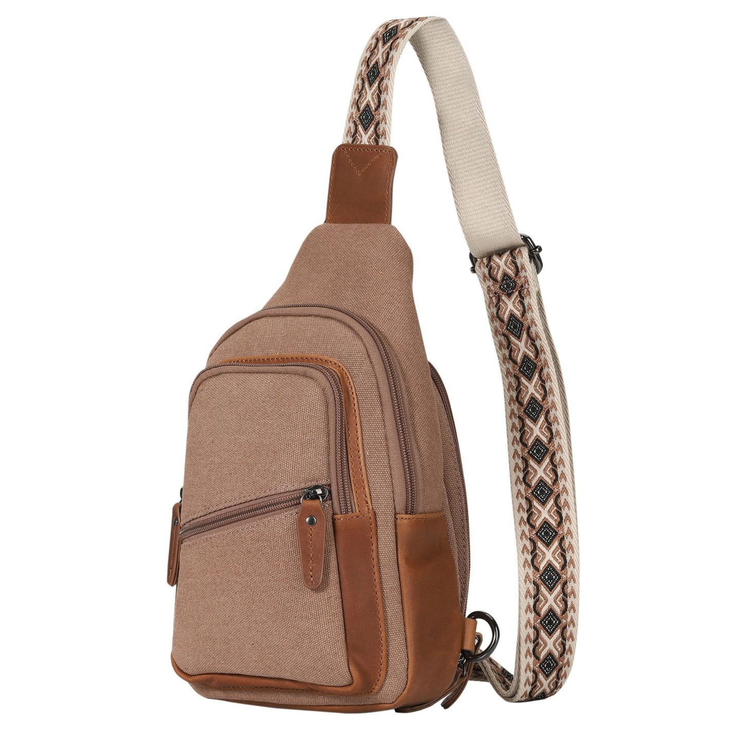 Indie Canvas Sling Bag - Hiding Hilda, LLC