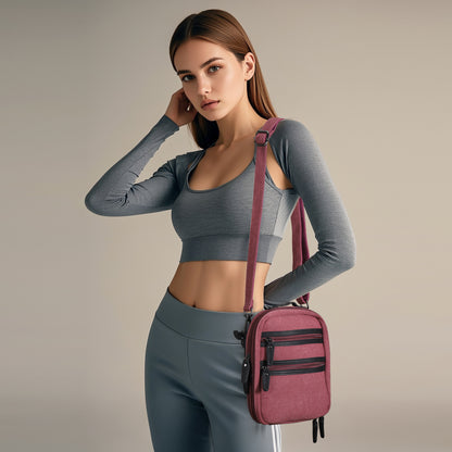 Jax Unisex Canvas Crossbody - Hiding Hilda, LLC