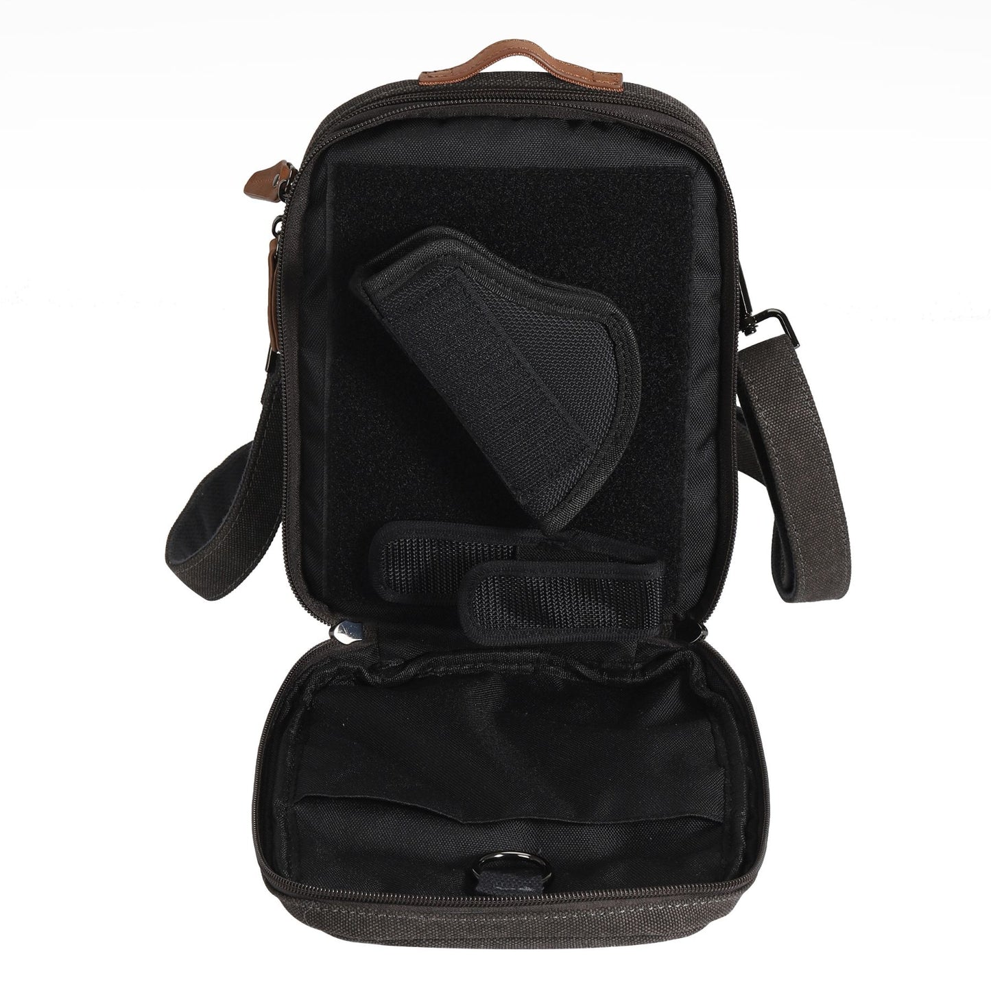 Jax Unisex Canvas Crossbody - Hiding Hilda, LLC
