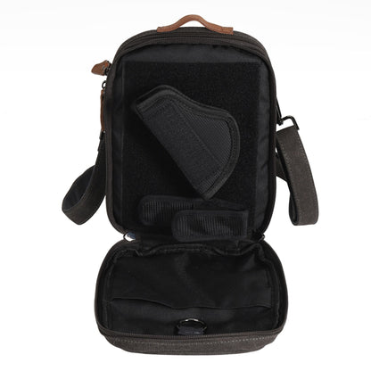 Jax Unisex Canvas Crossbody - Hiding Hilda, LLC