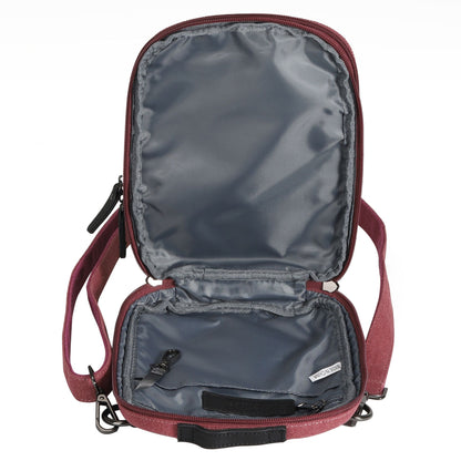 Jax Unisex Canvas Crossbody - Hiding Hilda, LLC