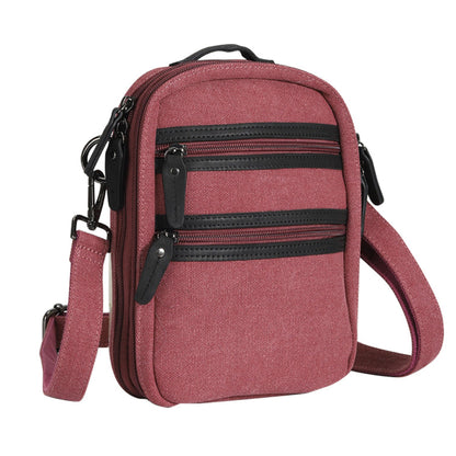 Jax Unisex Canvas Crossbody - Hiding Hilda, LLC