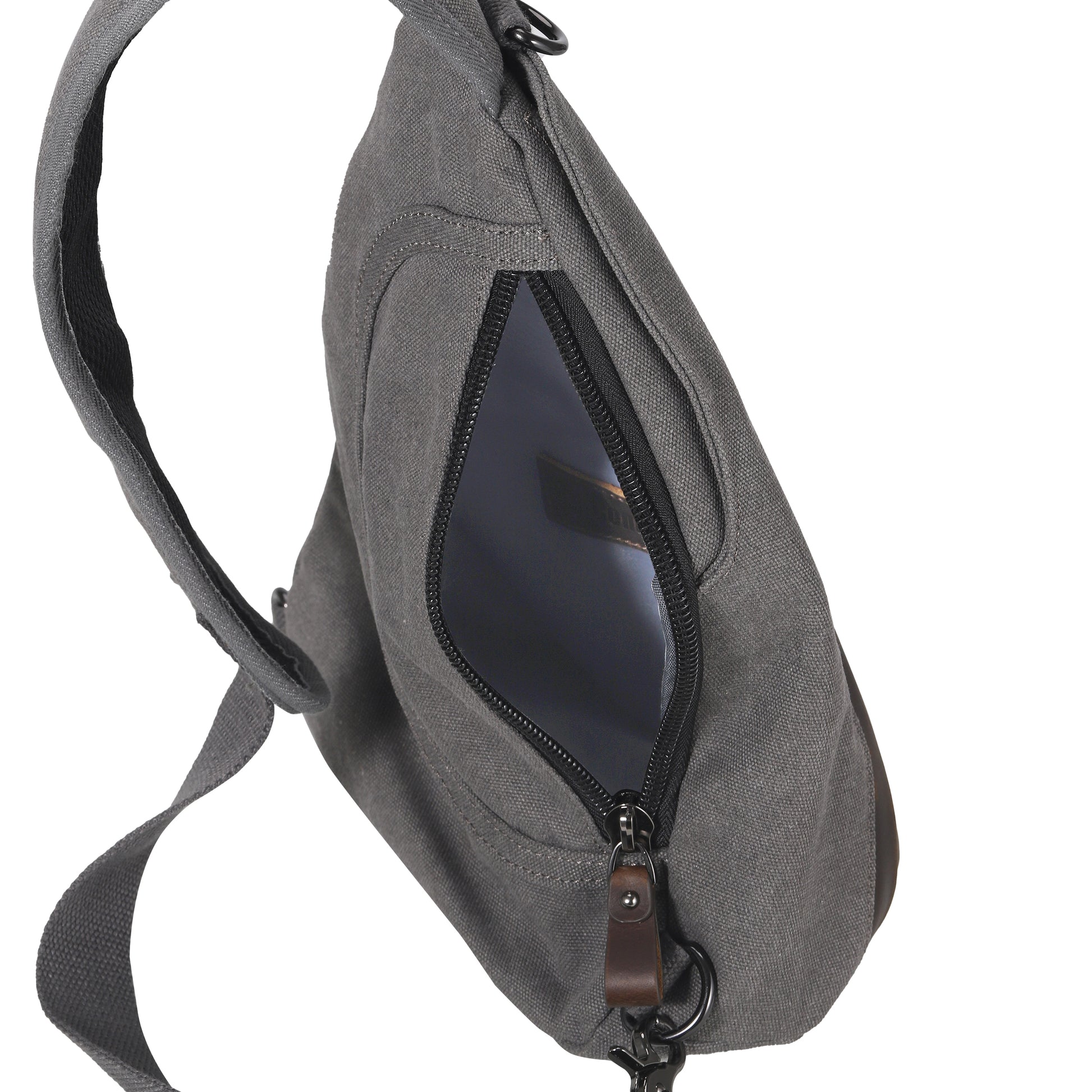 Jordan Cavas Concealed Carry Sling Bag - Hiding Hilda, LLC