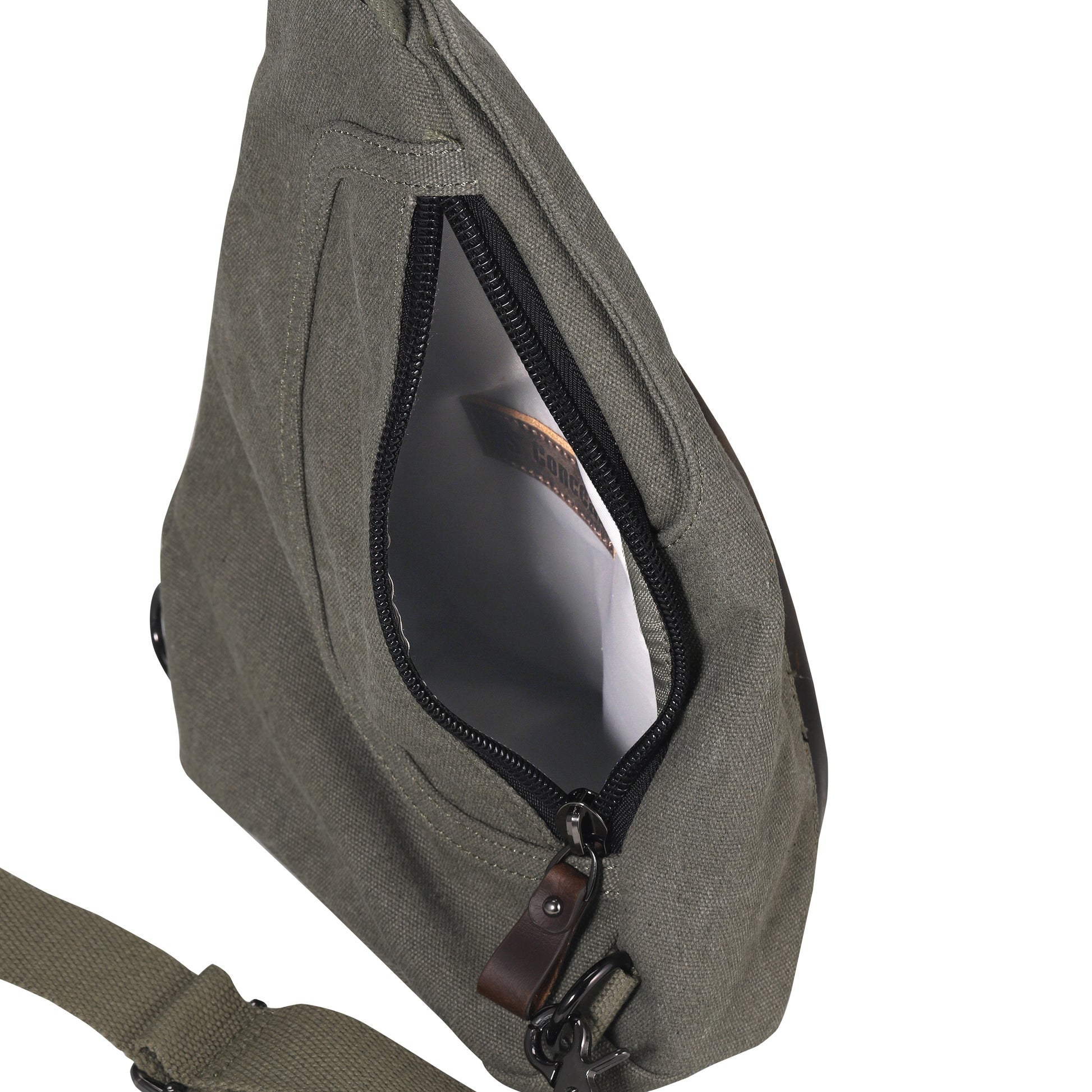 Jordan Cavas Concealed Carry Sling Bag - Hiding Hilda, LLC