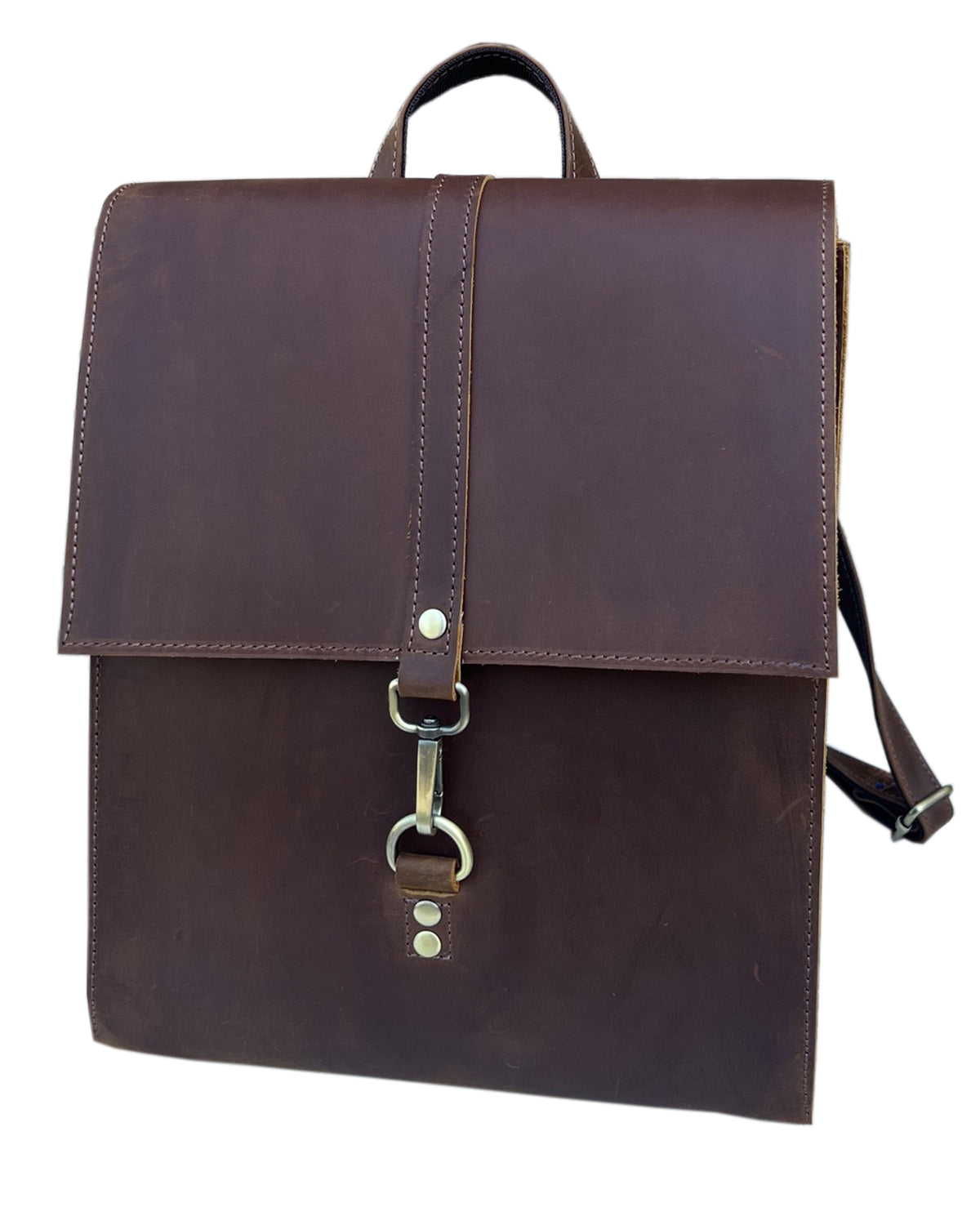 Vintage Leather Concealed Carry Backpack - Hiding Hilda, LLC