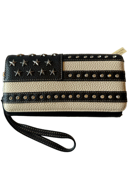 American Pride Trifold Wallet with Wristlet - Hiding Hilda, LLC