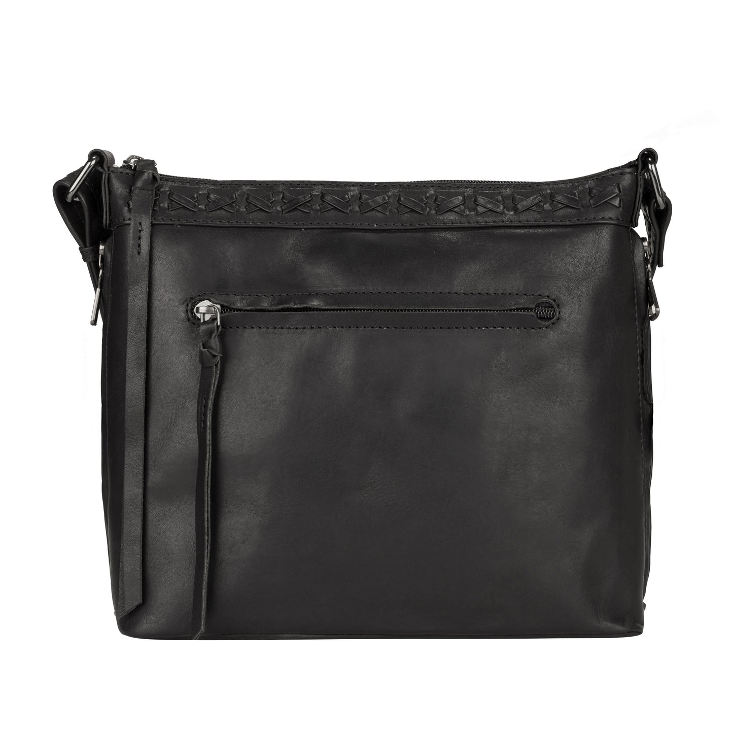 Faith Leather Lockable Crossbody Purse - Hiding Hilda, LLC