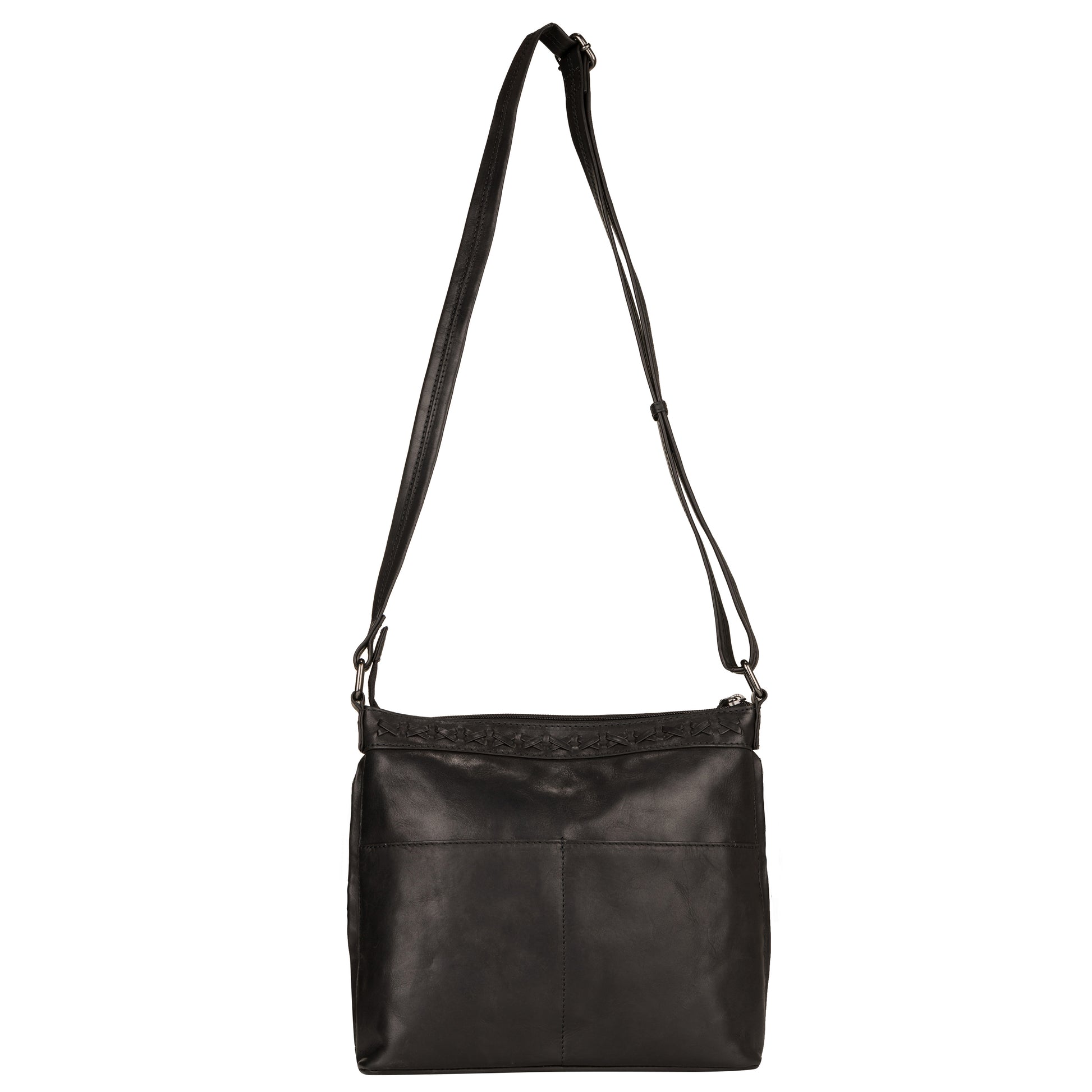 Faith Leather Lockable Crossbody Purse - Hiding Hilda, LLC