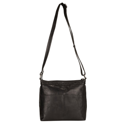 Faith Leather Lockable Crossbody Purse - Hiding Hilda, LLC