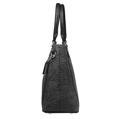 GTM Original Debossed Leather Town Tote