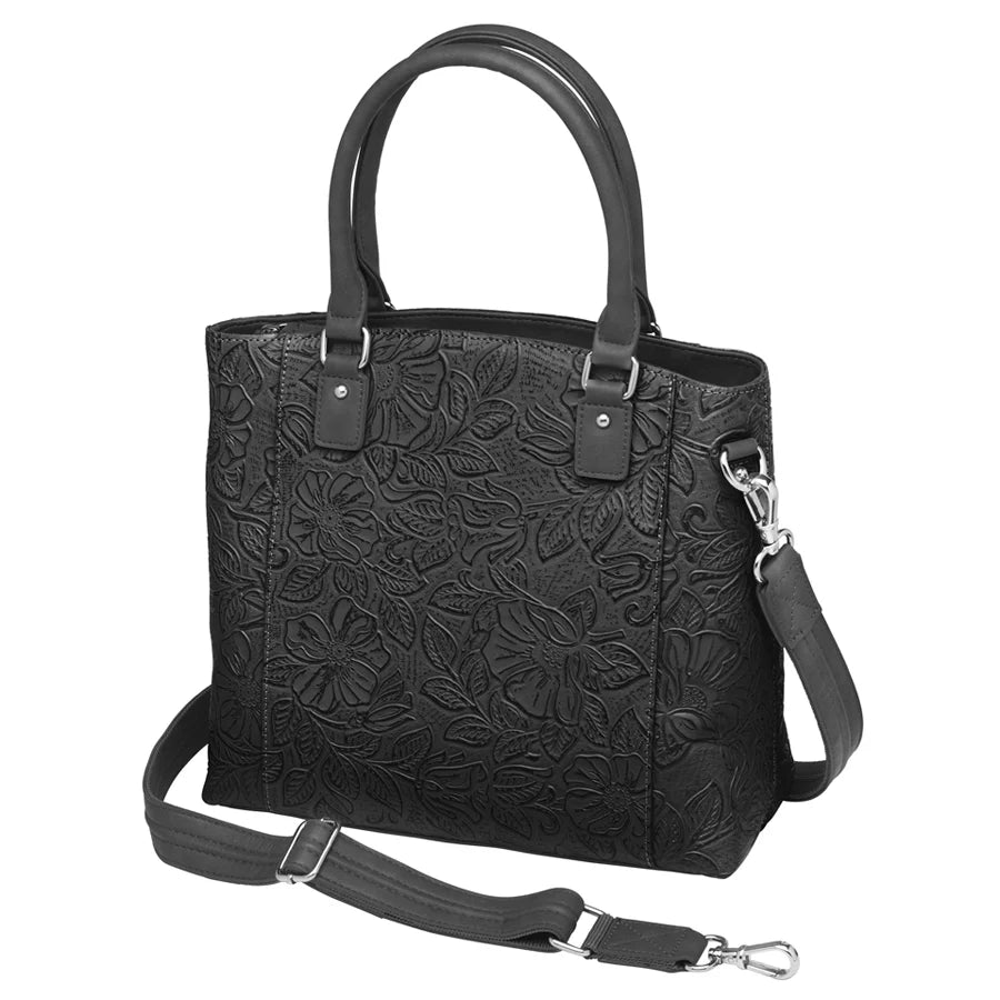 GTM Original Debossed Leather Town Tote