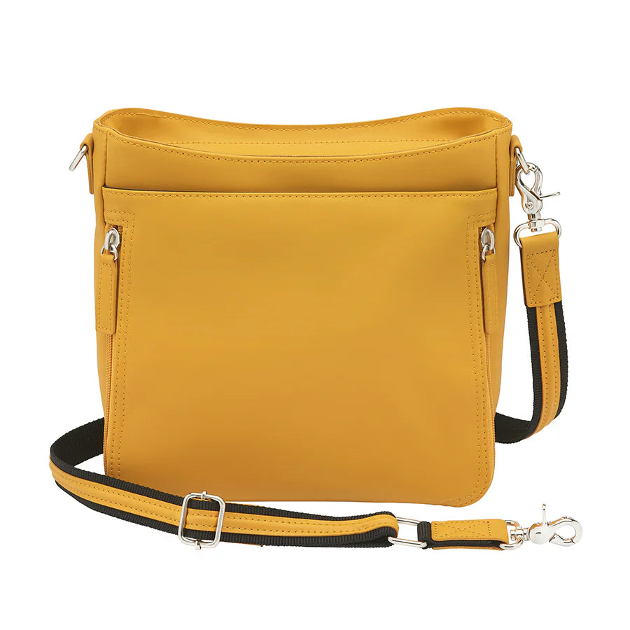 GTM Slim Crossbody, Debossed USA Cowhide with Built in Wallet - Hiding Hilda, LLC