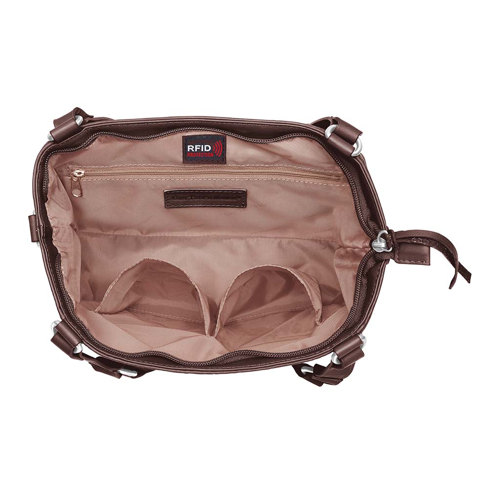 GTM Original BOHO Leather Carry Conceal Shoulder to Crossbody Purse - Hiding Hilda, LLC