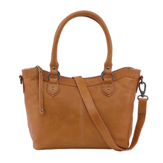 Sassy Sadie Leather Concealed Carry Satchel to Crossbody Handbag ...