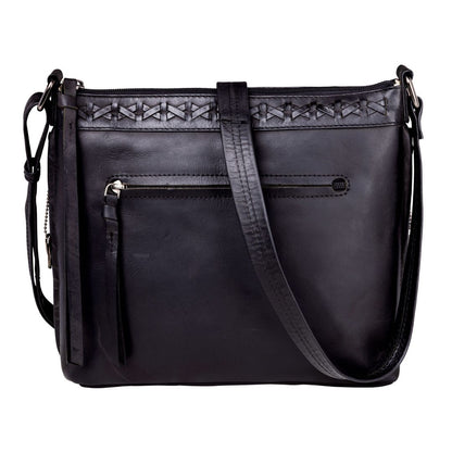 Faith Leather Lockable Crossbody Purse - Hiding Hilda, LLC