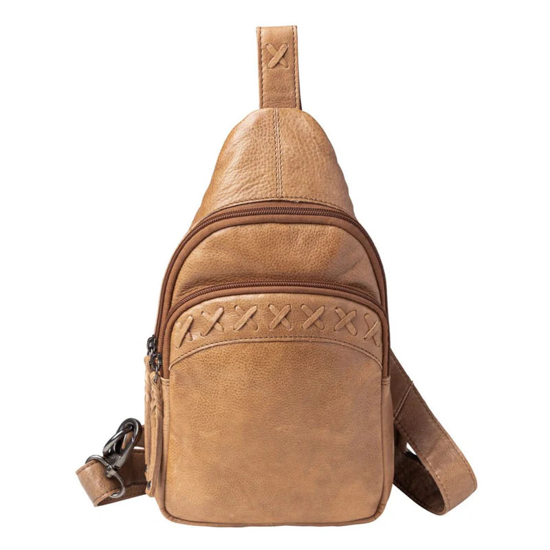 Taylor Leather Sling Backpack - Hiding Hilda, LLC