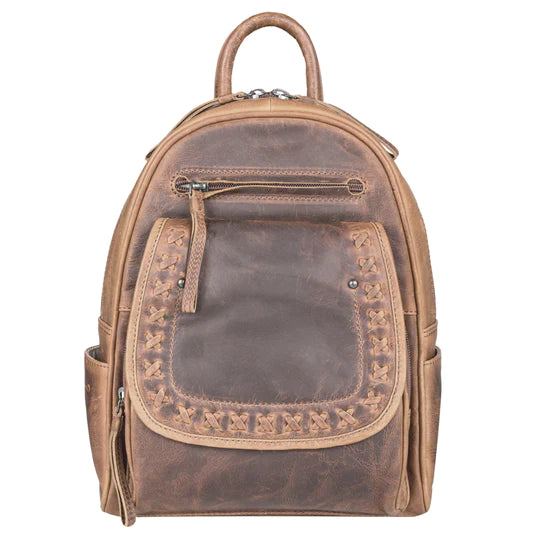 Daisy Leather Concealed Carrt Lockable Backpack - Hiding Hilda, LLC