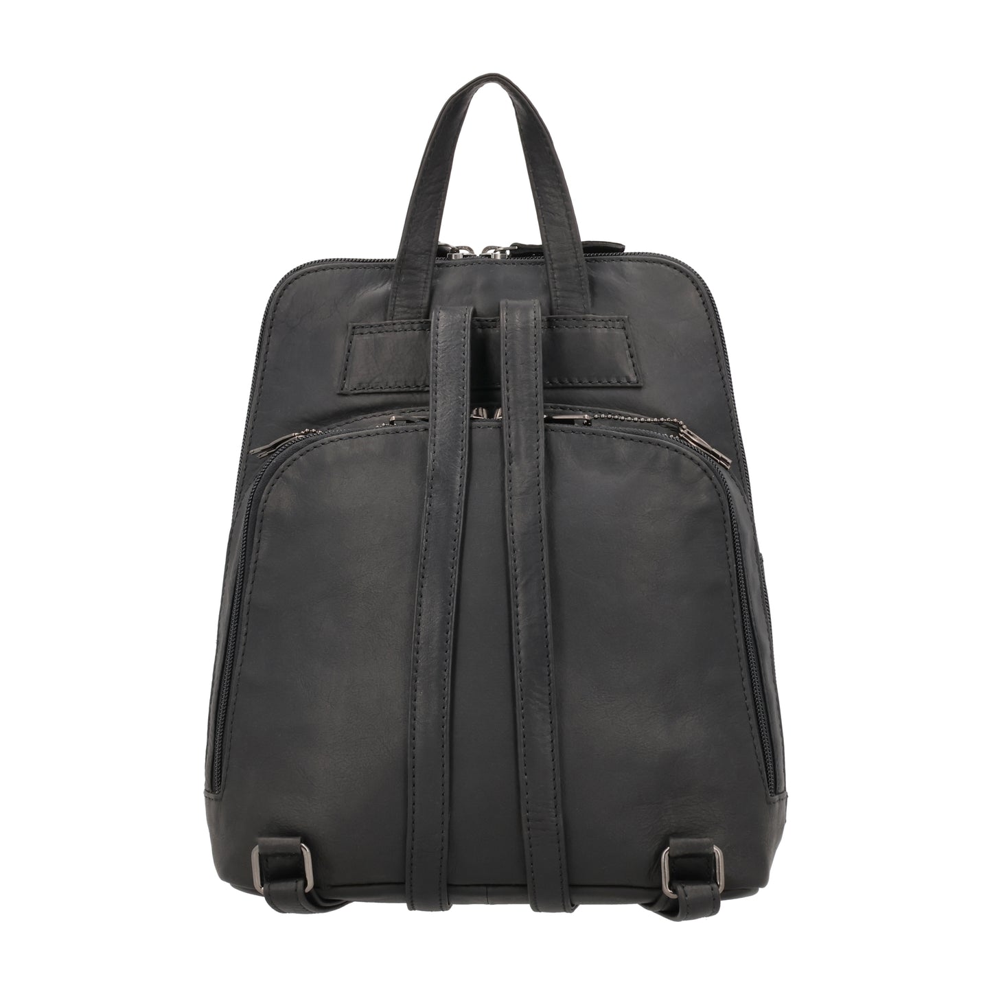 Jayden Lockable Leather Backpack