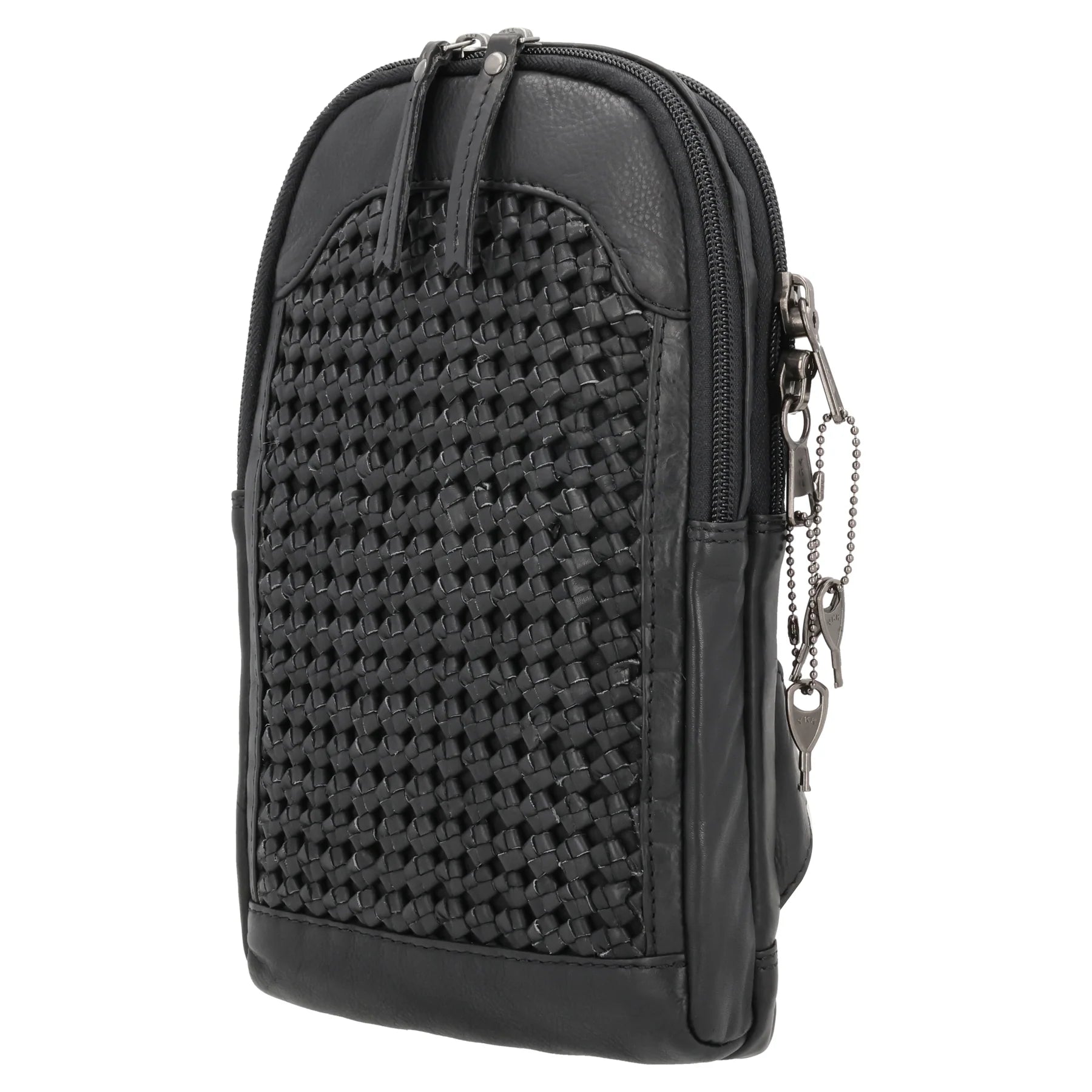bristol medium studded leather backpack Concealed Carry Bristol Sling Leather Backpack by Lady Conceal, Black