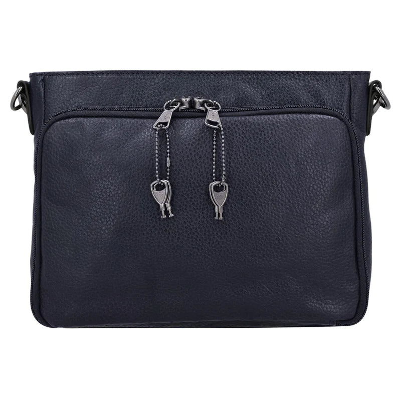 Zoe Buffalo Leather Crossbody Purse