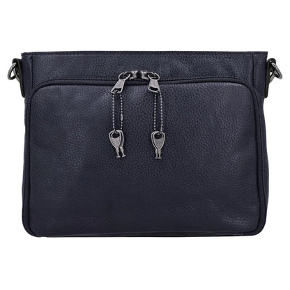 Zoe Buffalo Leather Crossbody Purse