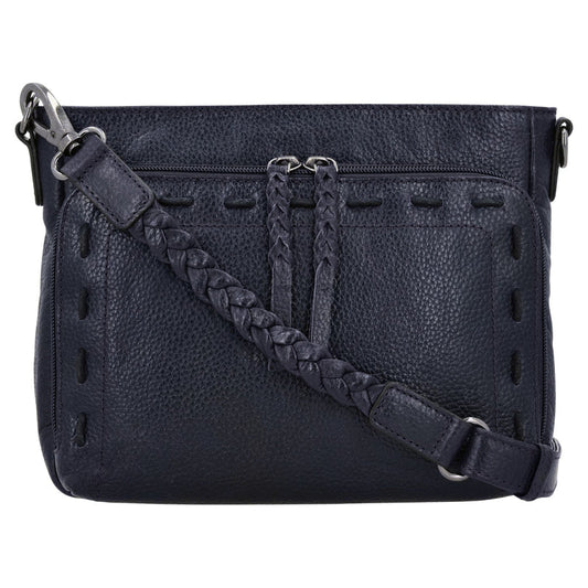 Zoe Buffalo Leather Crossbody Purse - Hiding Hilda, LLC