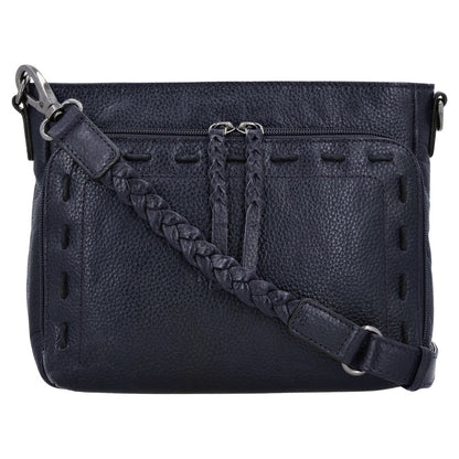Zoe Buffalo Leather Crossbody Purse