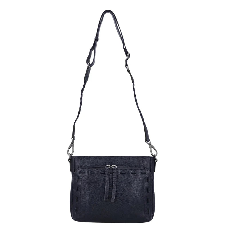 Zoe Buffalo Leather Crossbody Purse